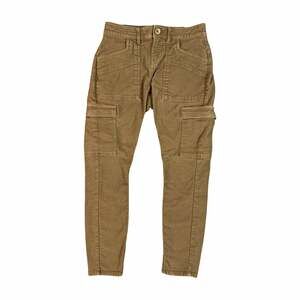 prAna Brown Twill Cargo Pants Slim Skinny Leg Outdoor Size 0 Women’s Pants